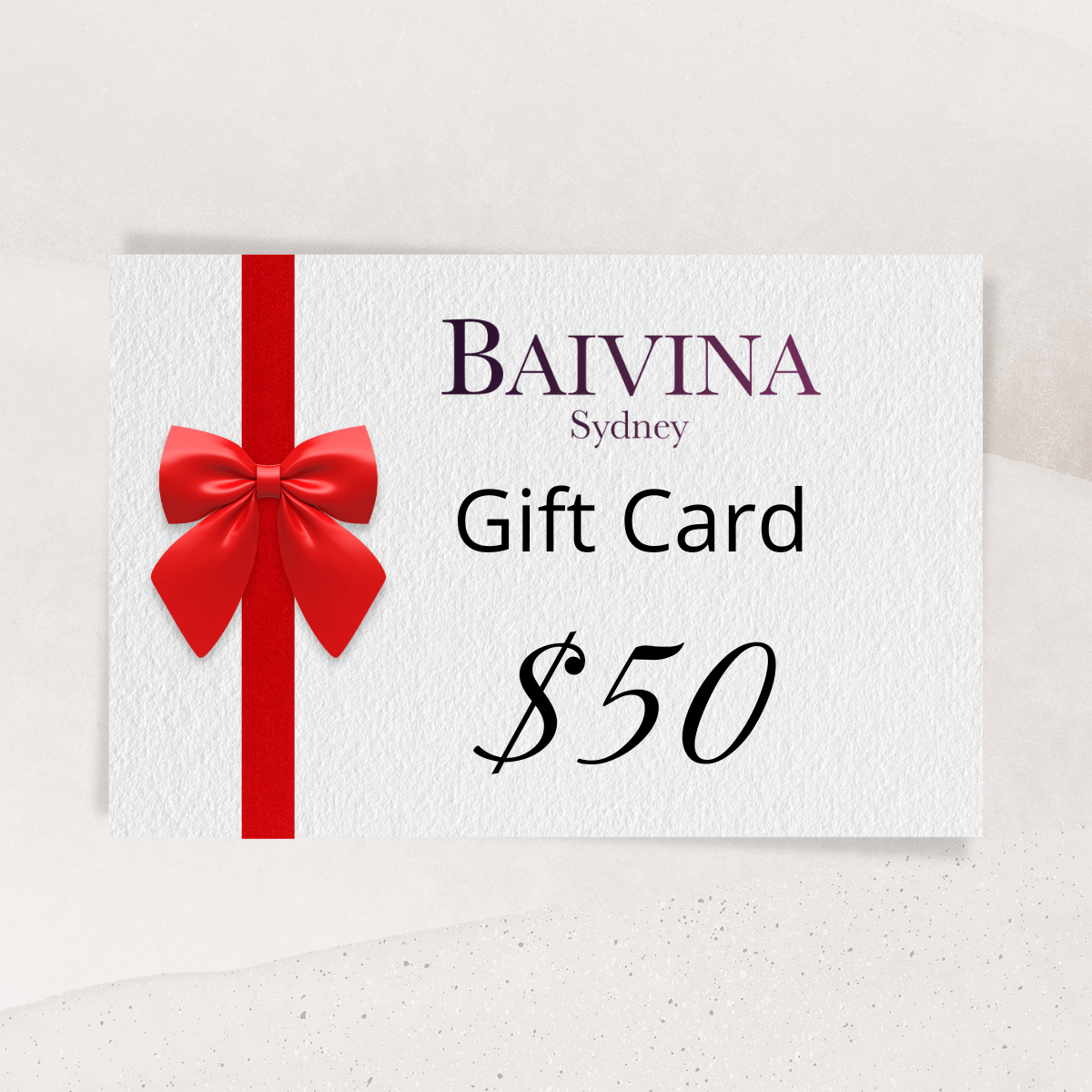 Baivina Jewellers eGift Card