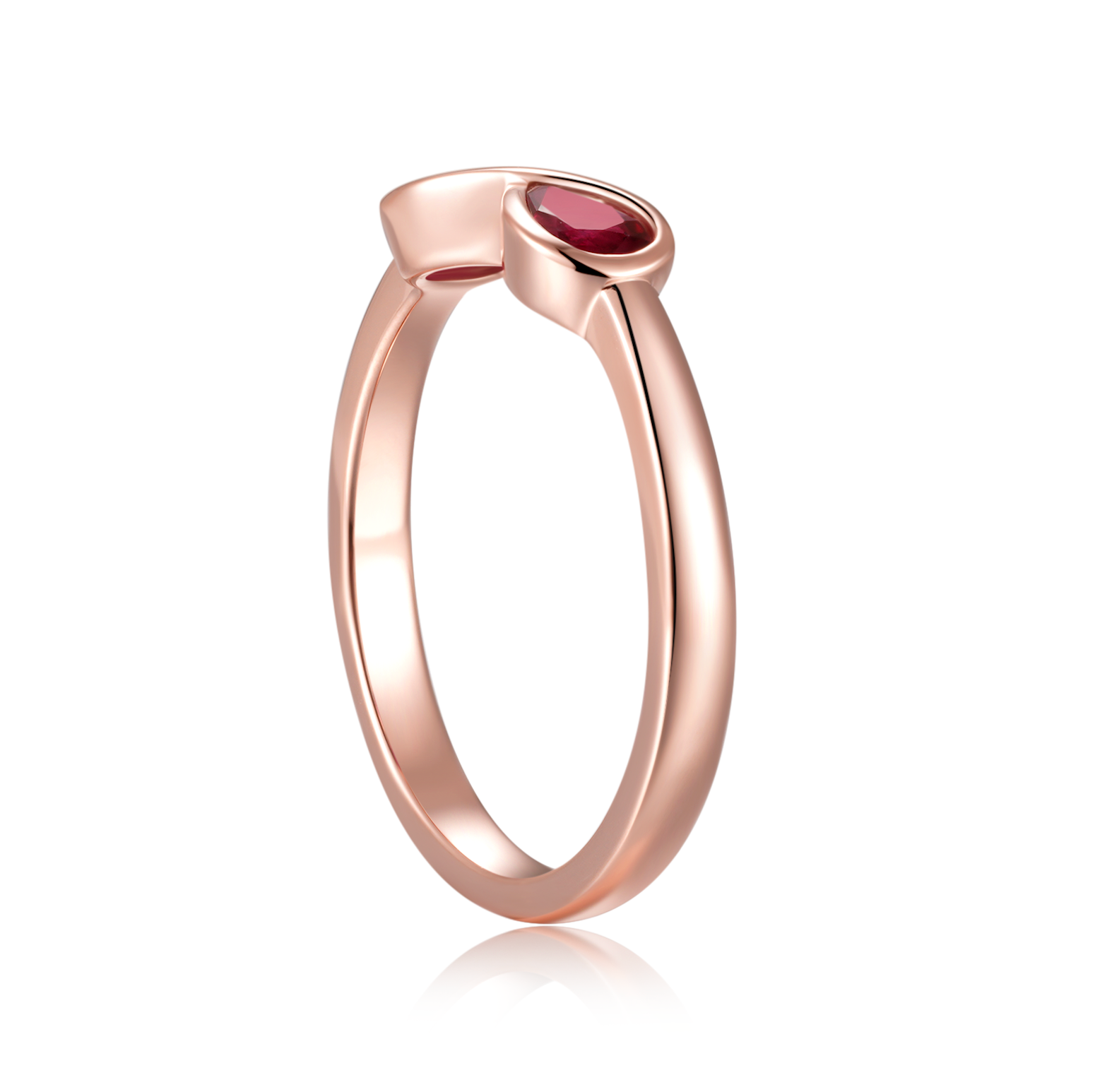 RING | 18K Rose Gold Infinity Dress Ring