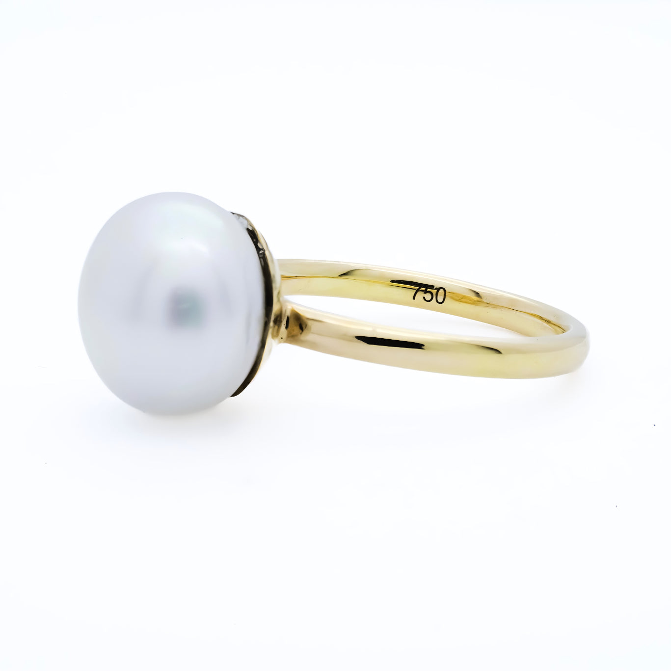 18K Yellow Gold Paspaley Pearl Ring