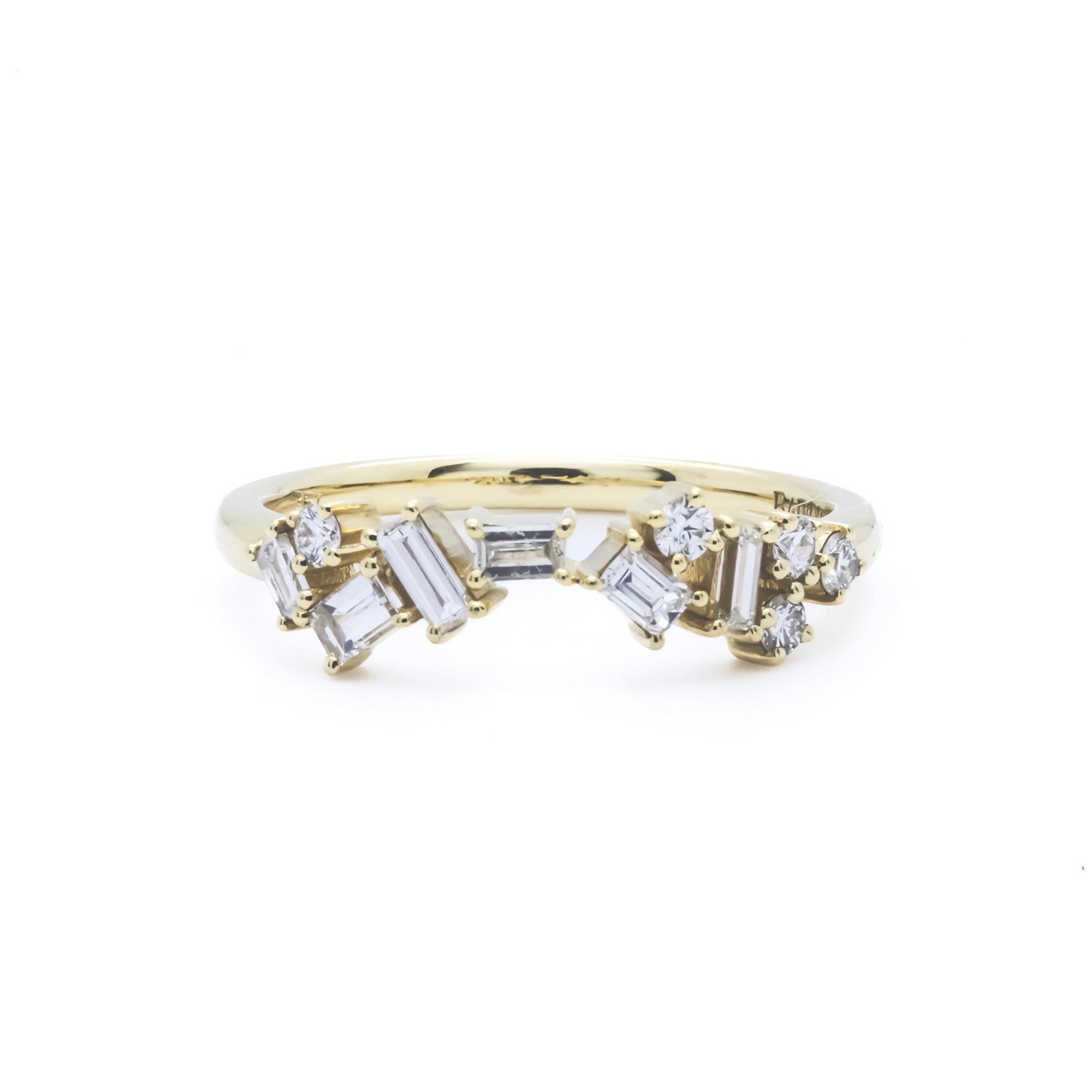 RING | 18K Yellow Gold with 0.45ct F Colour Diamonds