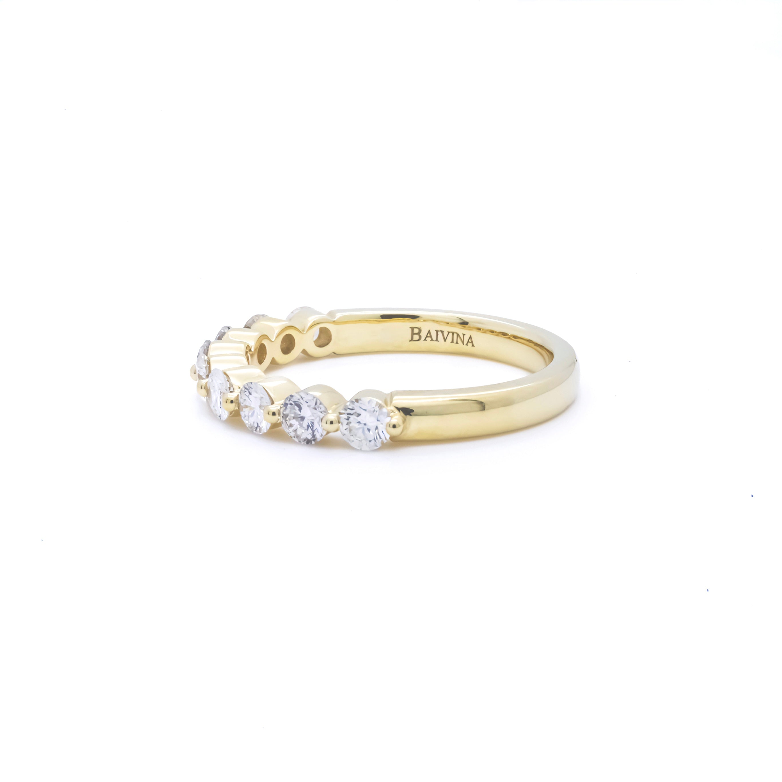 RING | 18K Yellow Gold Diamond Ring with 0.63ct Diamonds