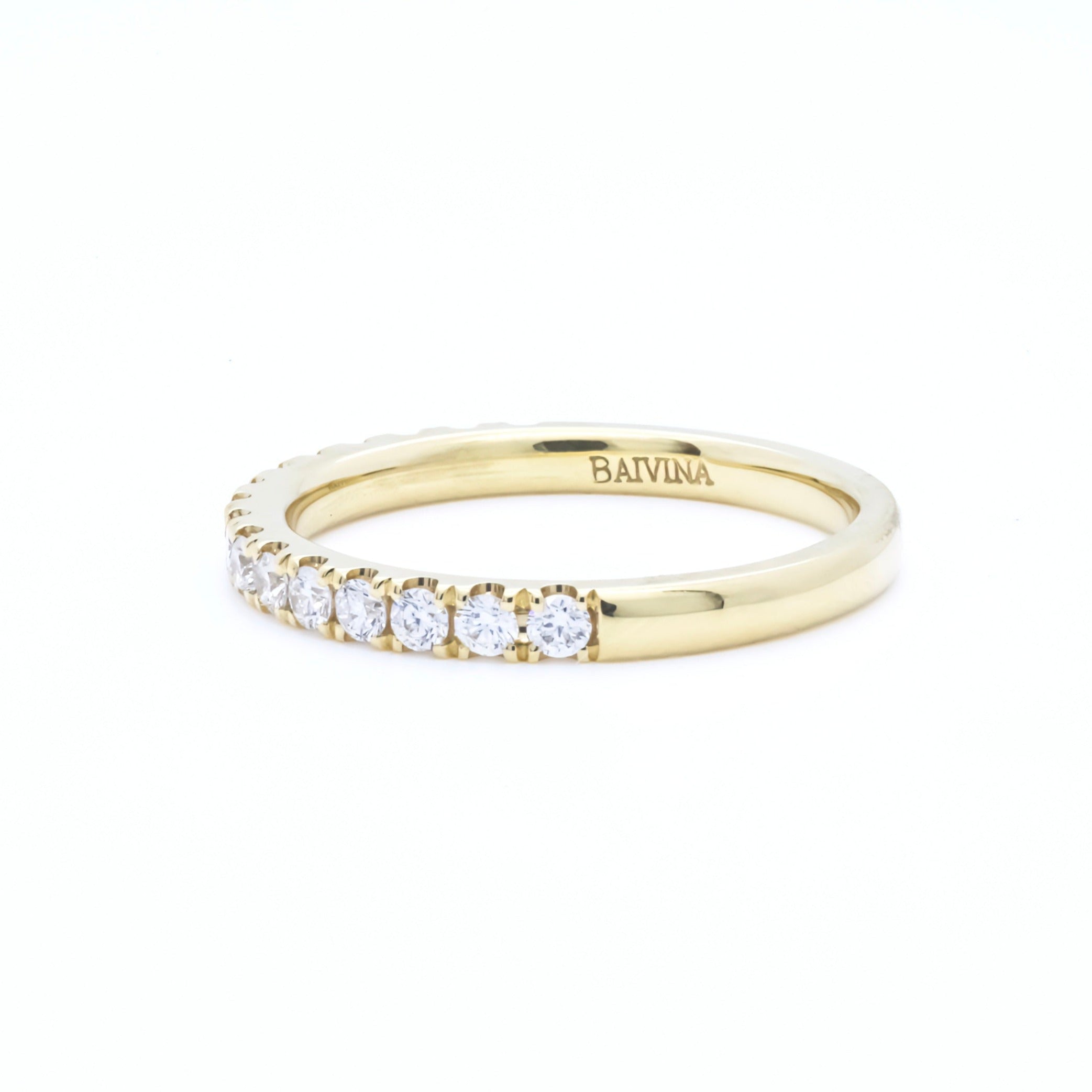 18K Yellow Gold Ring with 0.40ct Diamonds