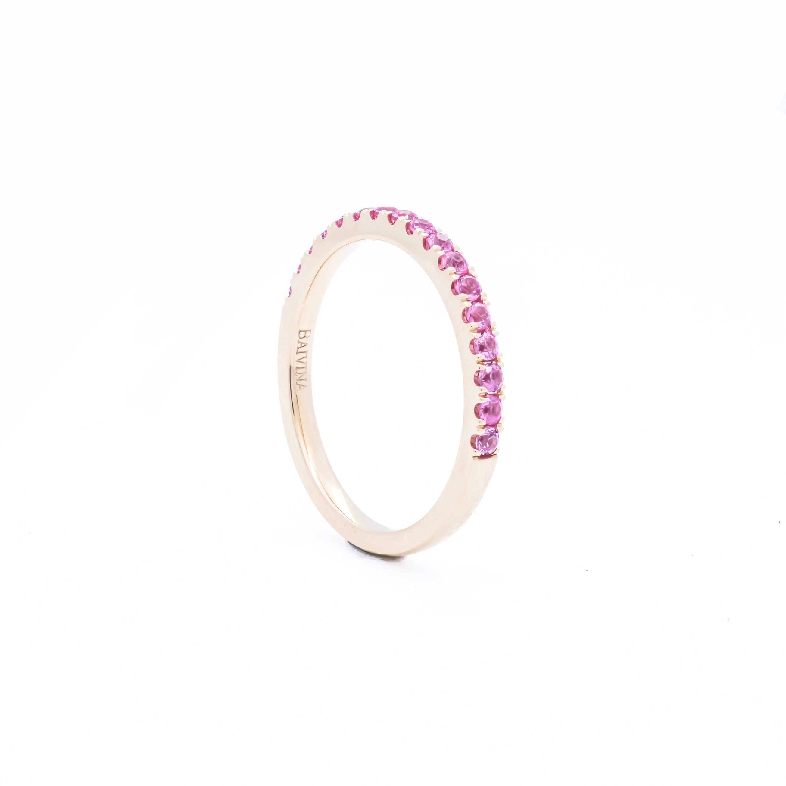 RING | 18K Rose Gold & Pink Sapphires Ring