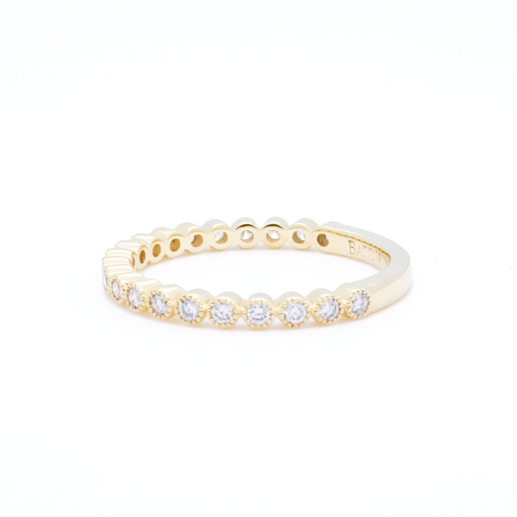 RING | 18K Yellow Gold Diamond Ring with 0.31ct Diamonds