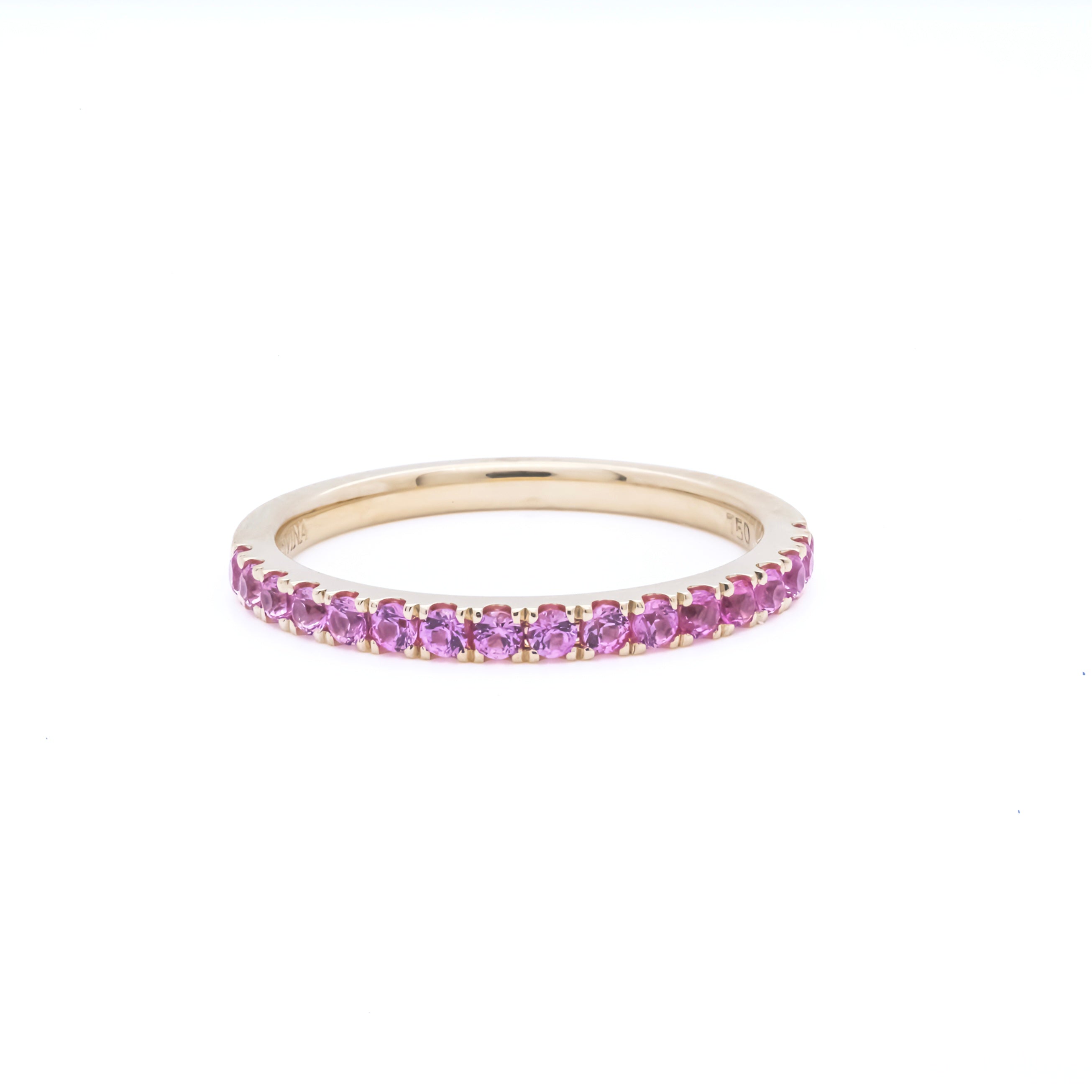 RING | 18K Rose Gold & Pink Sapphires Ring