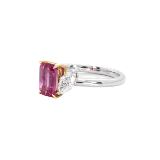RING | Pink Sapphire & Diamond Ring